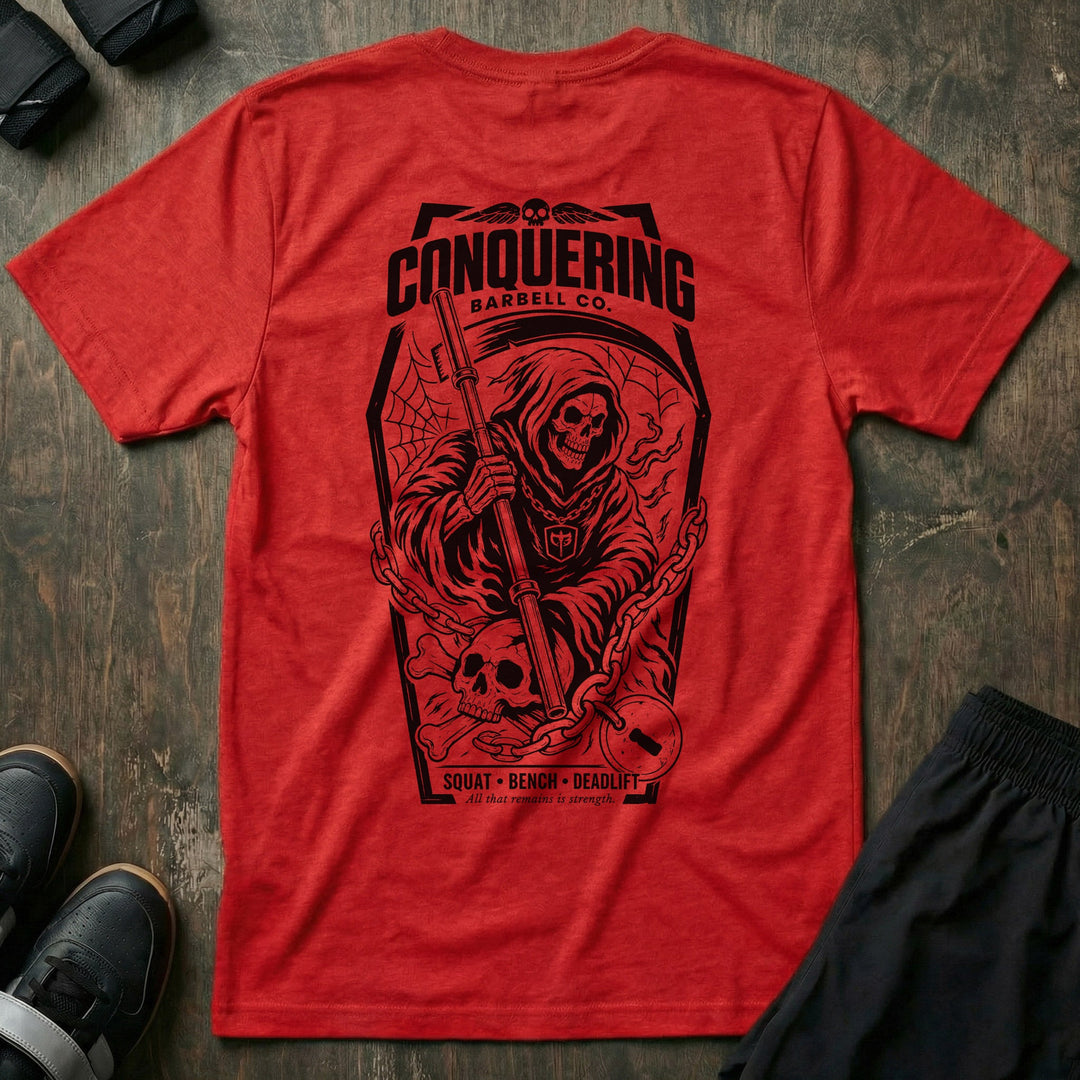 Reaper Gains - Tee - Conquering Barbell