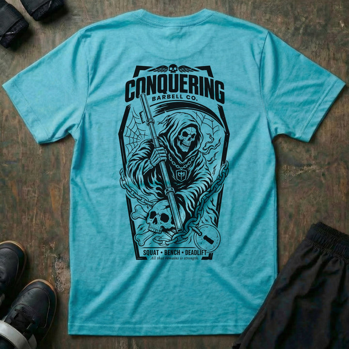 Reaper Gains - Tee - Conquering Barbell