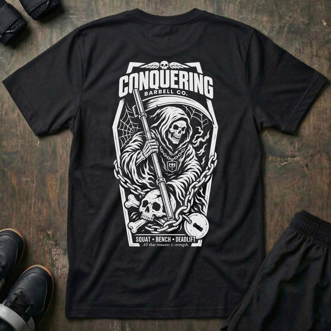 Reaper Gains - Tee - Conquering Barbell
