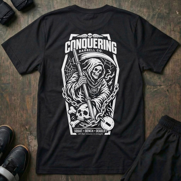 Reaper Gains - Tee - Conquering Barbell