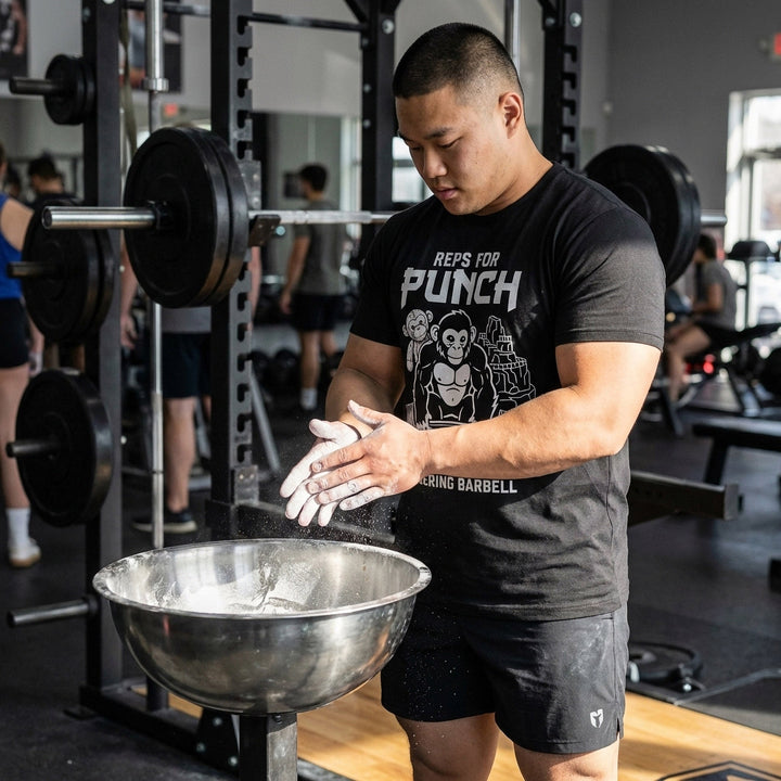 Reps for Punch (The Monkey) Tee - Conquering Barbell