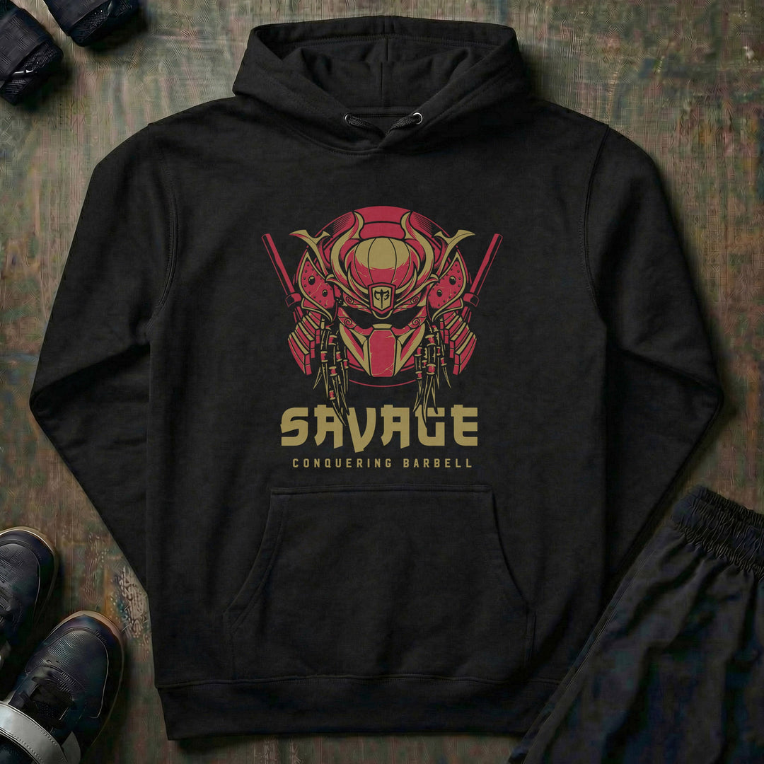 Ronin Predator Pullover Hoodie - Black - Conquering Barbell