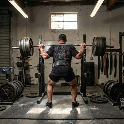 Ronin Squat - Relaxed Fit tee - Conquering Barbell