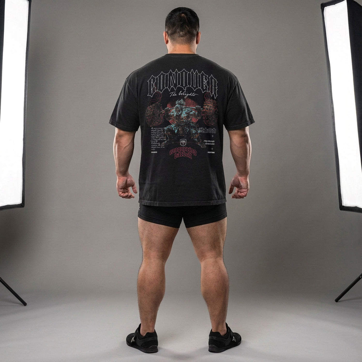 Ronin Squat - Relaxed Fit tee - Conquering Barbell