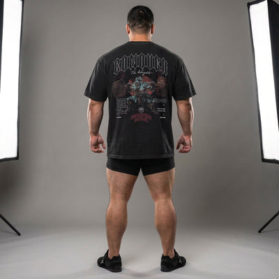 Ronin Squat - Relaxed Fit tee - Conquering Barbell