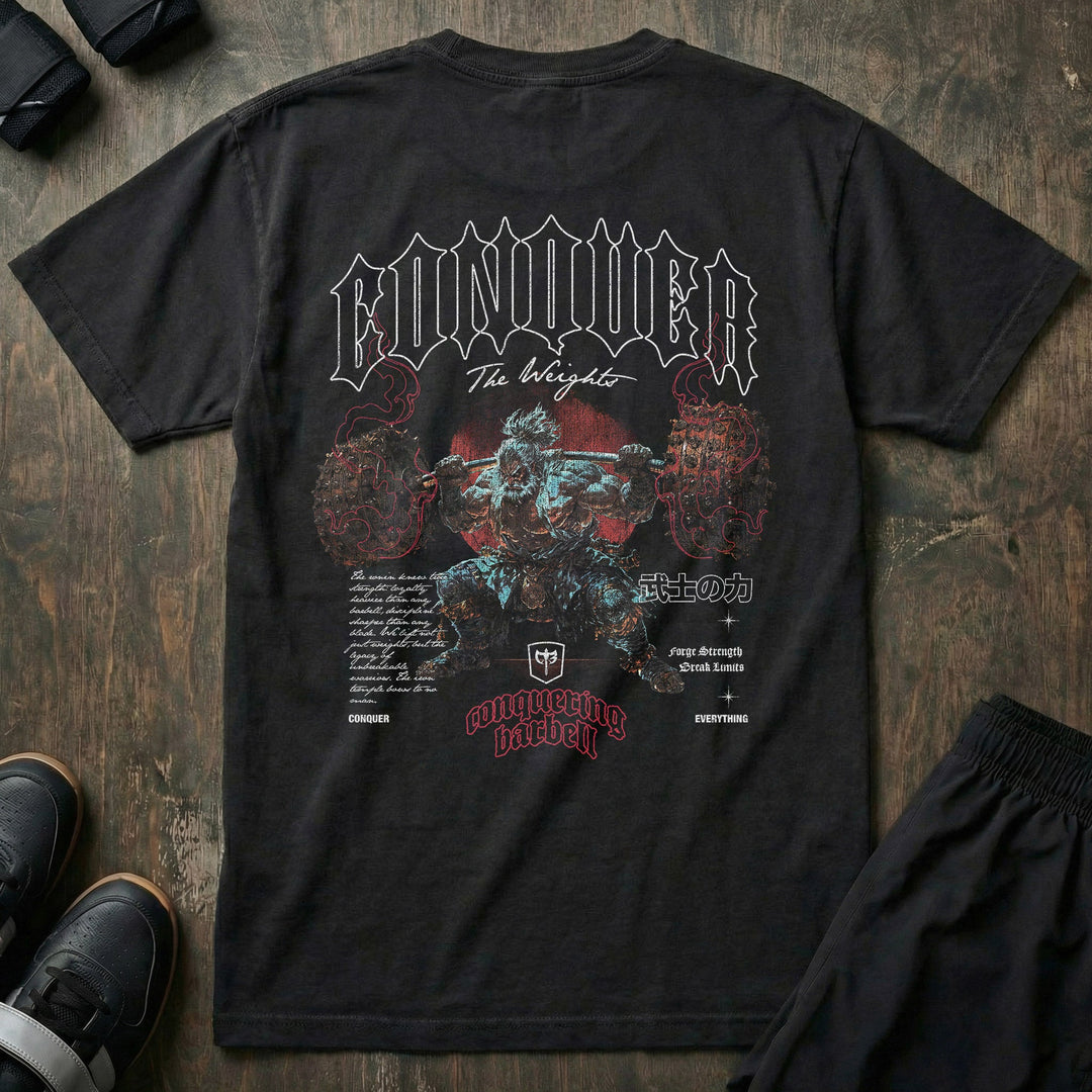 Ronin Squat relaxed fit tee in Black