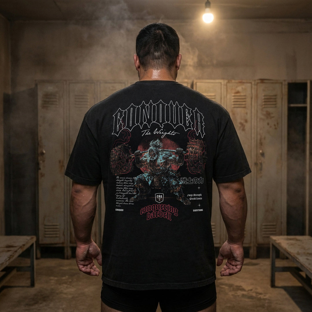 Ronin Squat relaxed fit tee in Black