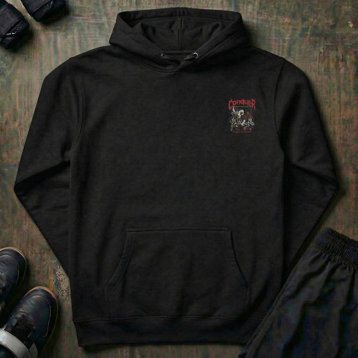 Samurai - Bajutsu pullover hoodie in Black, front