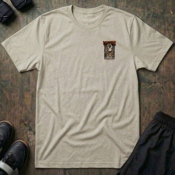 Samurai Conqueror - Sand Tee - Conquering Barbell