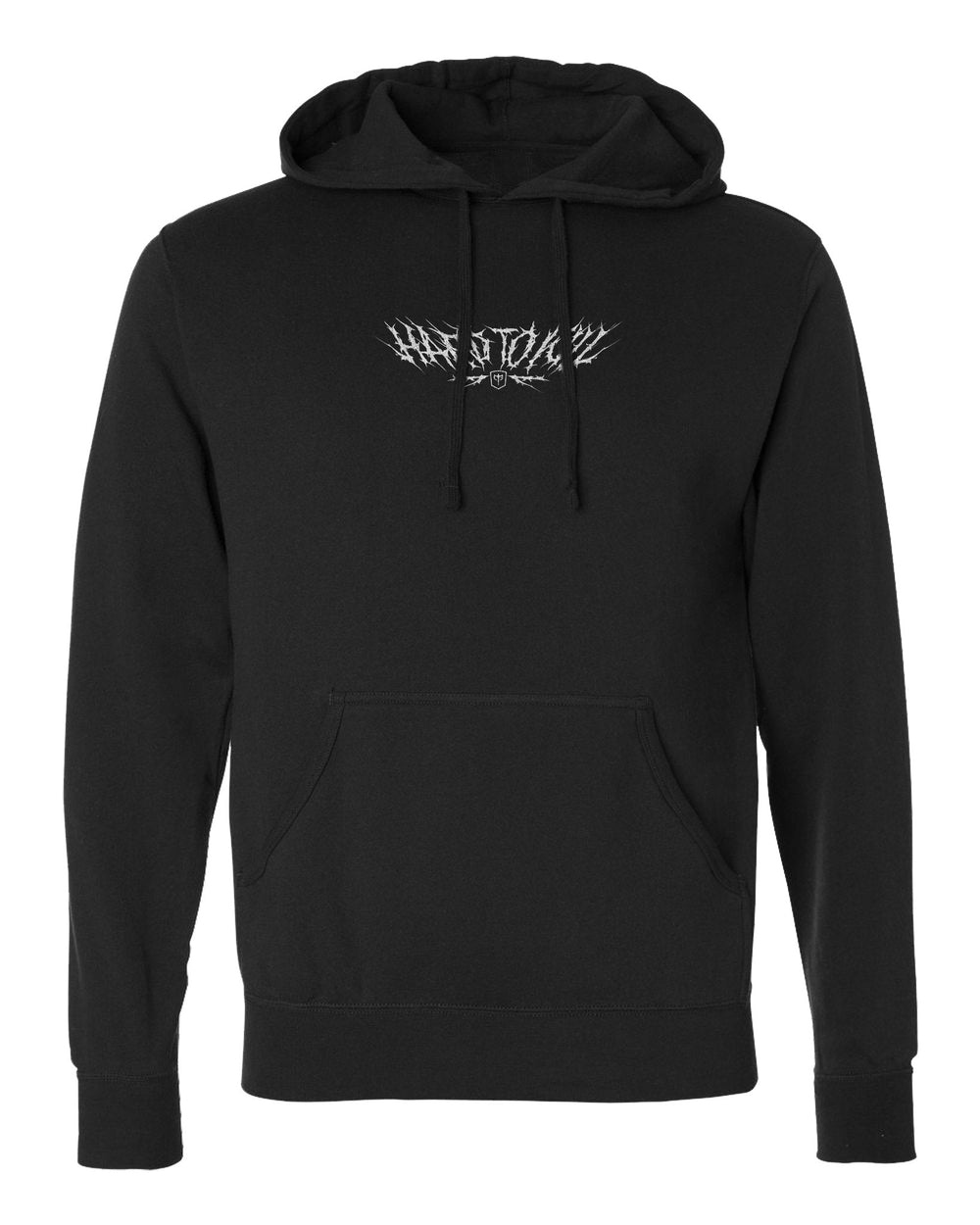 Samurai - Hard to Kill - on Black Pullover Hoodie - Conquering Barbell