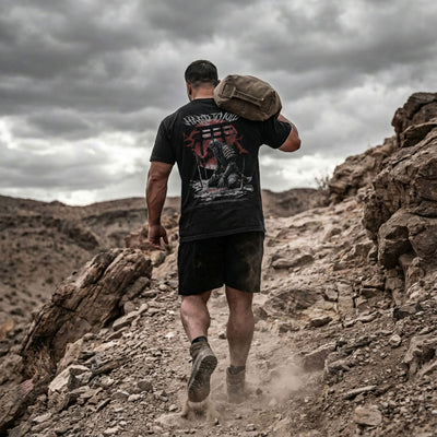 Samurai - Hard to Kill - Relaxed Fit tee - Conquering Barbell