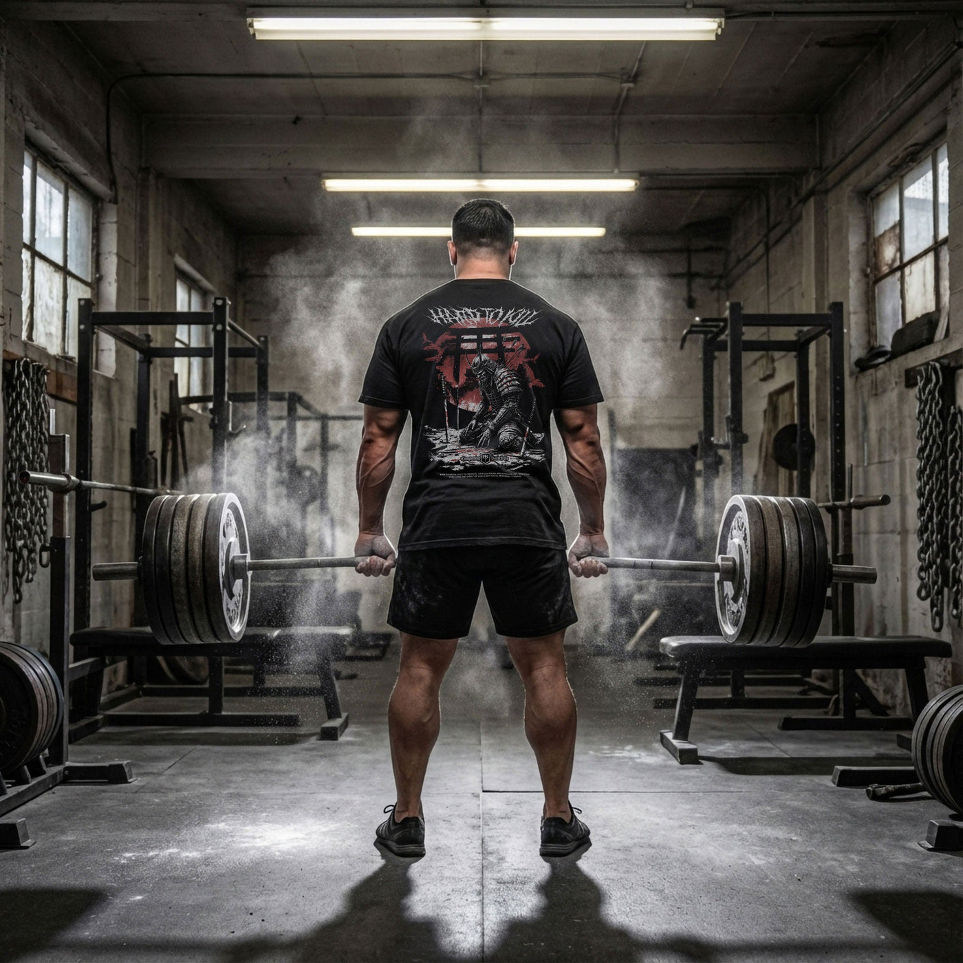 Samurai - Hard to Kill - Relaxed Fit tee - Conquering Barbell