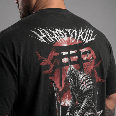 Samurai - Hard to Kill - Relaxed Fit tee - Conquering Barbell