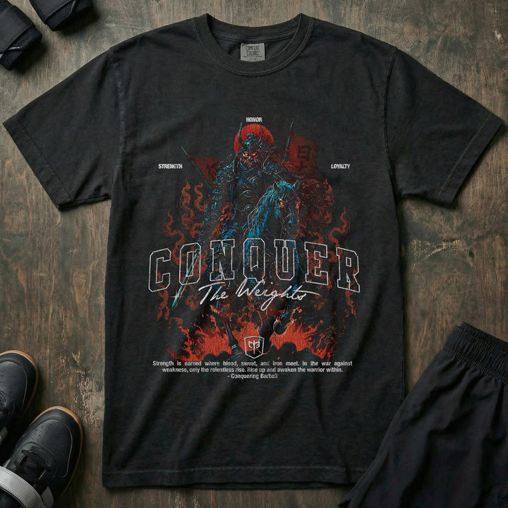 Samurai Warrior relaxed fit tee in Black