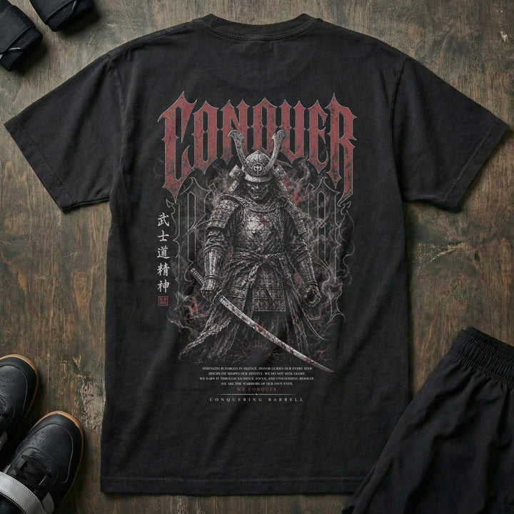 Samurai Warrior Strength - Relaxed Fit tee - Conquering Barbell