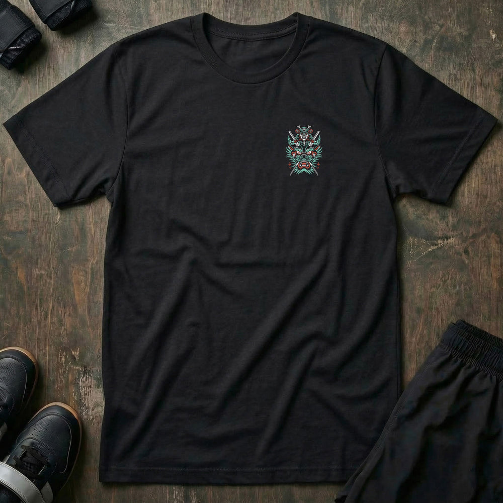 Slaying the Dragon - Black Tee - Conquering Barbell