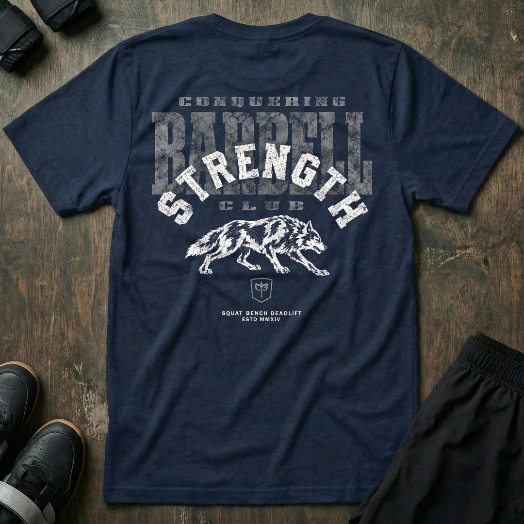 Strength Club - Tee - Navy back