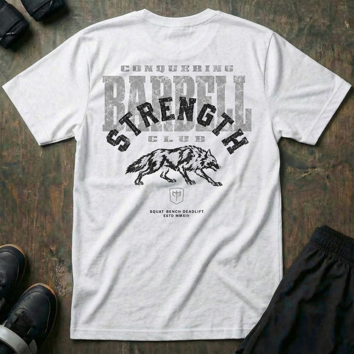 Strength Club - Tee - White back
