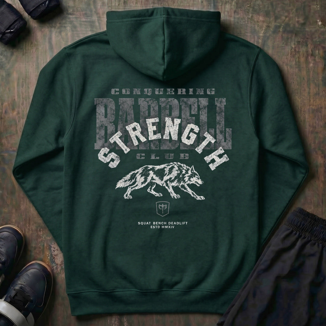 Strength Club - Pullover Hoodie - Alpine Green back