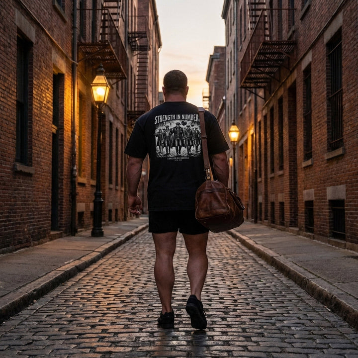 Strength in Numbers - Relaxed Fit tee - Conquering Barbell