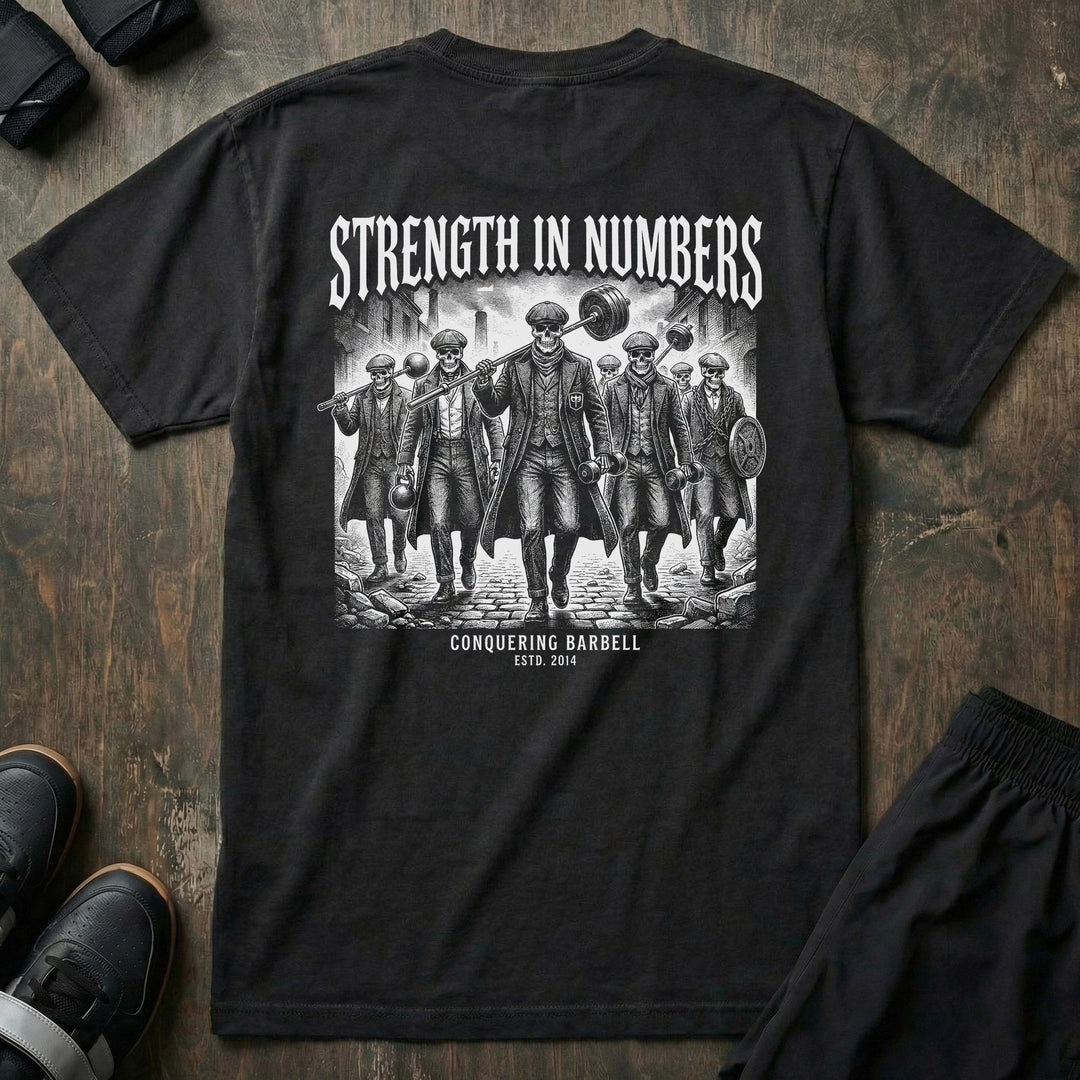 Strength in Numbers - Relaxed Fit tee - Conquering Barbell
