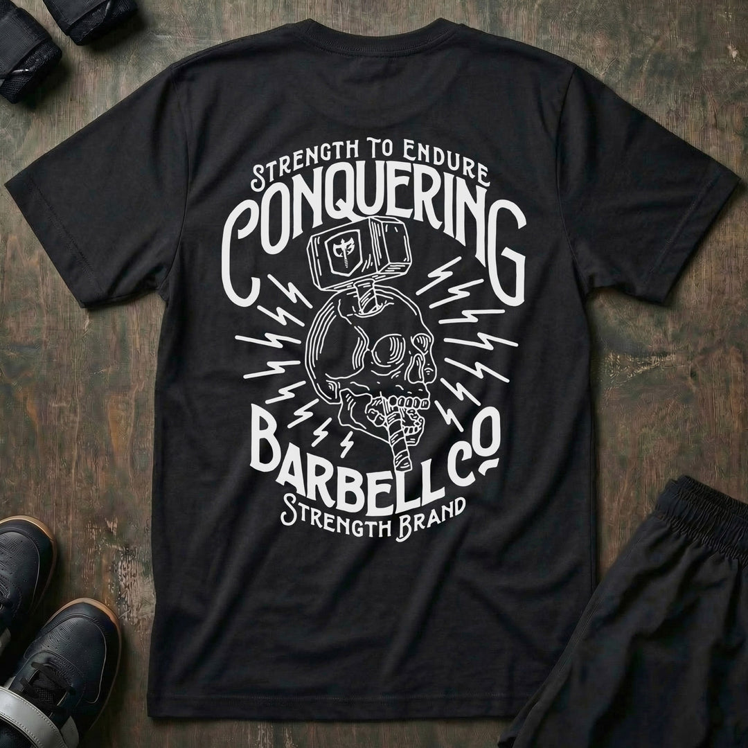 Strength to Endure Skull tee in Black