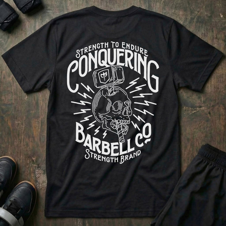 Strength to Endure Skull tee in Black