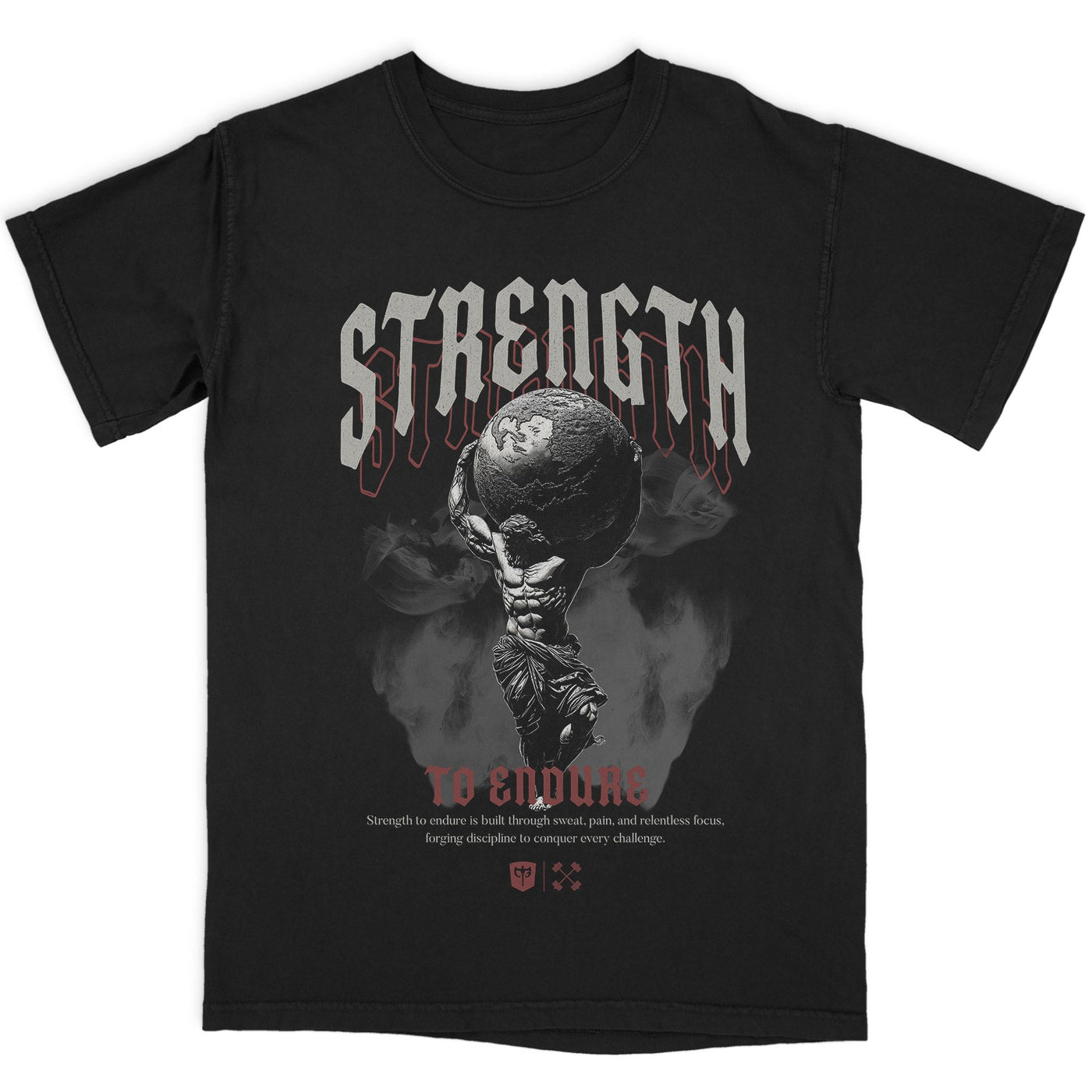 Strength to Endure V2 - Oversized tee - Conquering Barbell