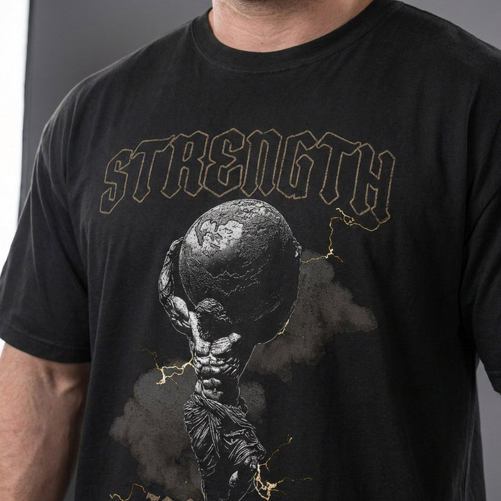 Strength to Endure V2 - Relaxed Fit tee - Conquering Barbell