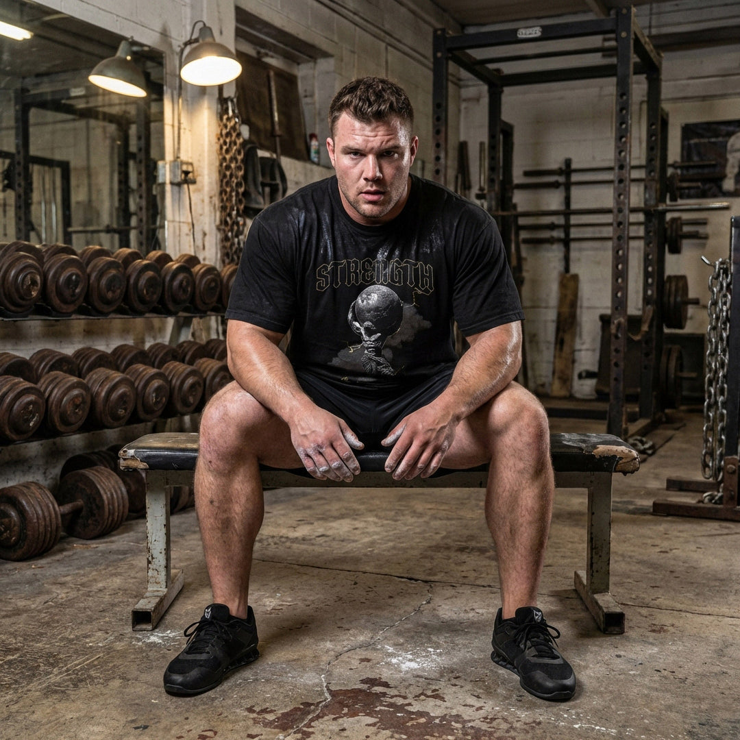 Strength to Endure V2 - Relaxed Fit tee - Conquering Barbell