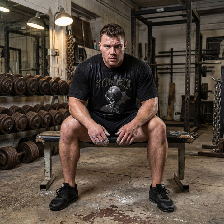 Strength to Endure V2 - Relaxed Fit tee - Conquering Barbell
