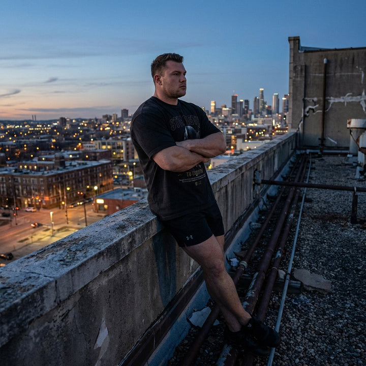 Strength to Endure V2 - Relaxed Fit tee - Conquering Barbell