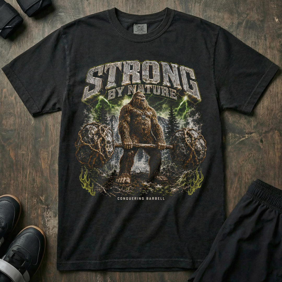 Strong by Nature relaxed fit tee in Black