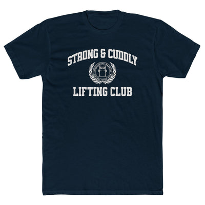 Strong & Cuddly Lifting Club Tee - Conquering Barbell