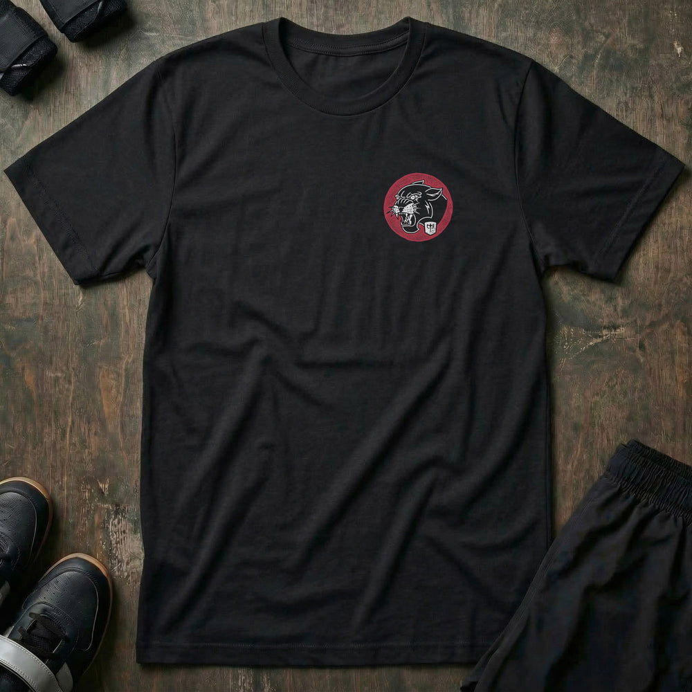 Strong Ones Hard to Kill - on Black Tee - Conquering Barbell