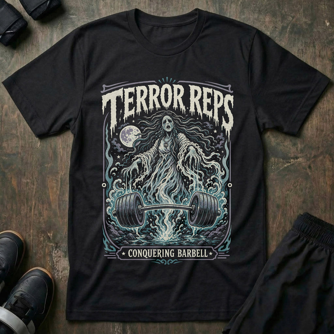 Terror Reps - La Llorana - on Black Tee - Conquering Barbell