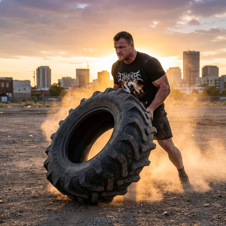 The Barbarian - Relaxed Fit tee - Conquering Barbell
