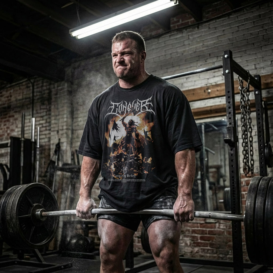 The Barbarian - Relaxed Fit tee - Conquering Barbell