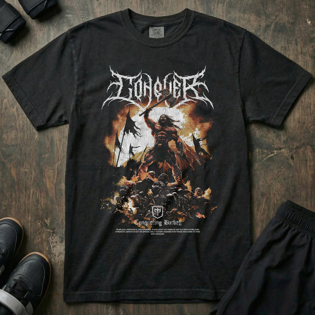The Barbarian - Relaxed Fit tee - Conquering Barbell