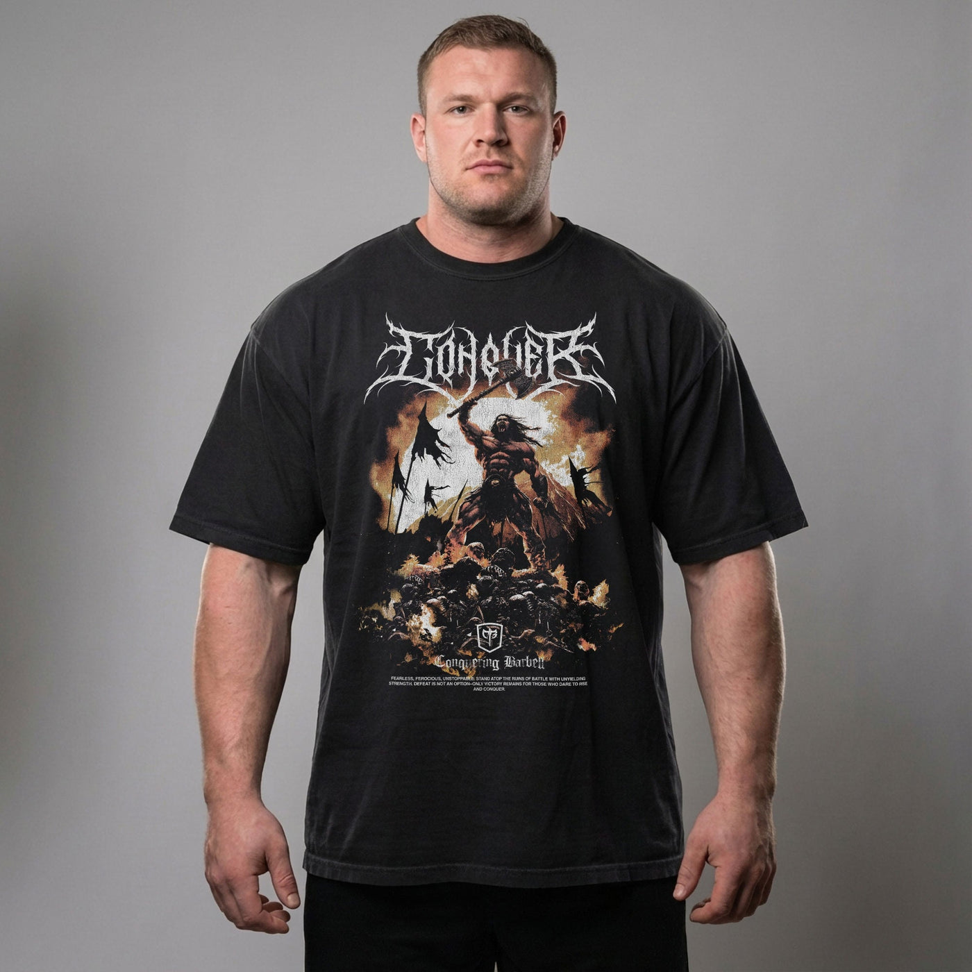 The Barbarian - Relaxed Fit tee - Conquering Barbell