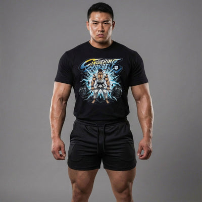 The Deadlifting Warrior Tee - Conquering Barbell