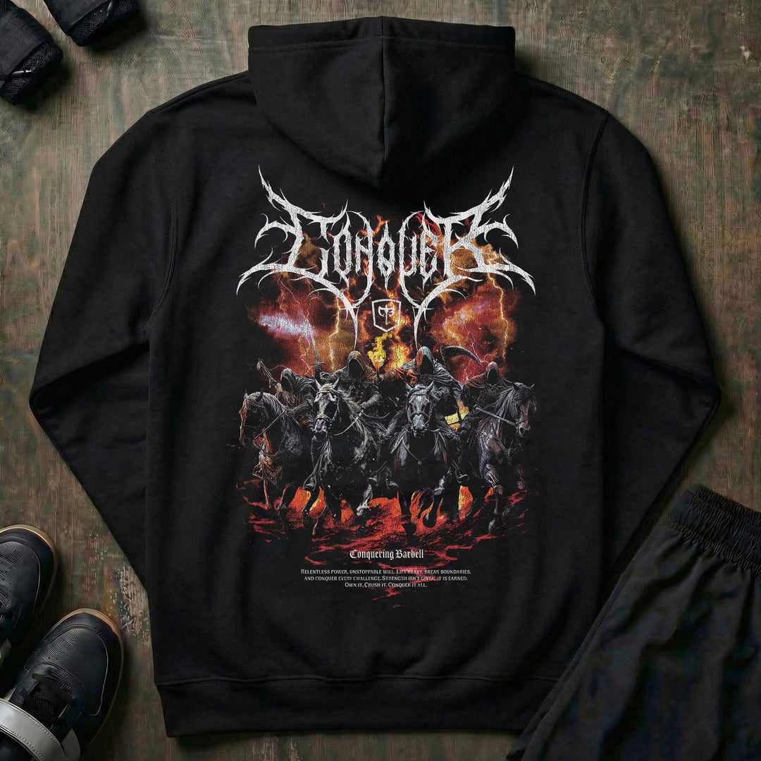 The Four Horsemen pullover hoodie in Black