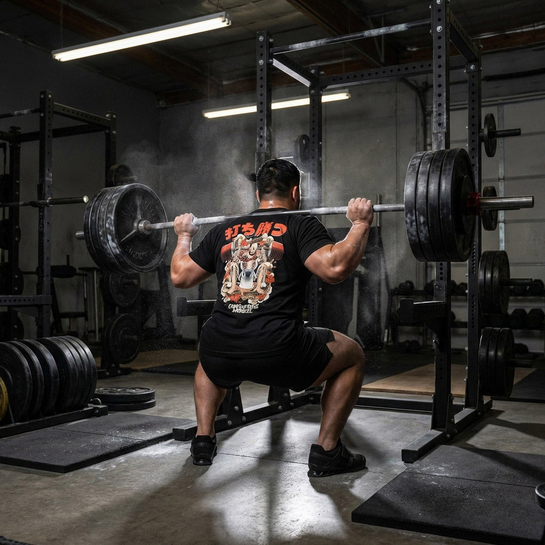 The Tattoed Priest - Black Tee - Conquering Barbell