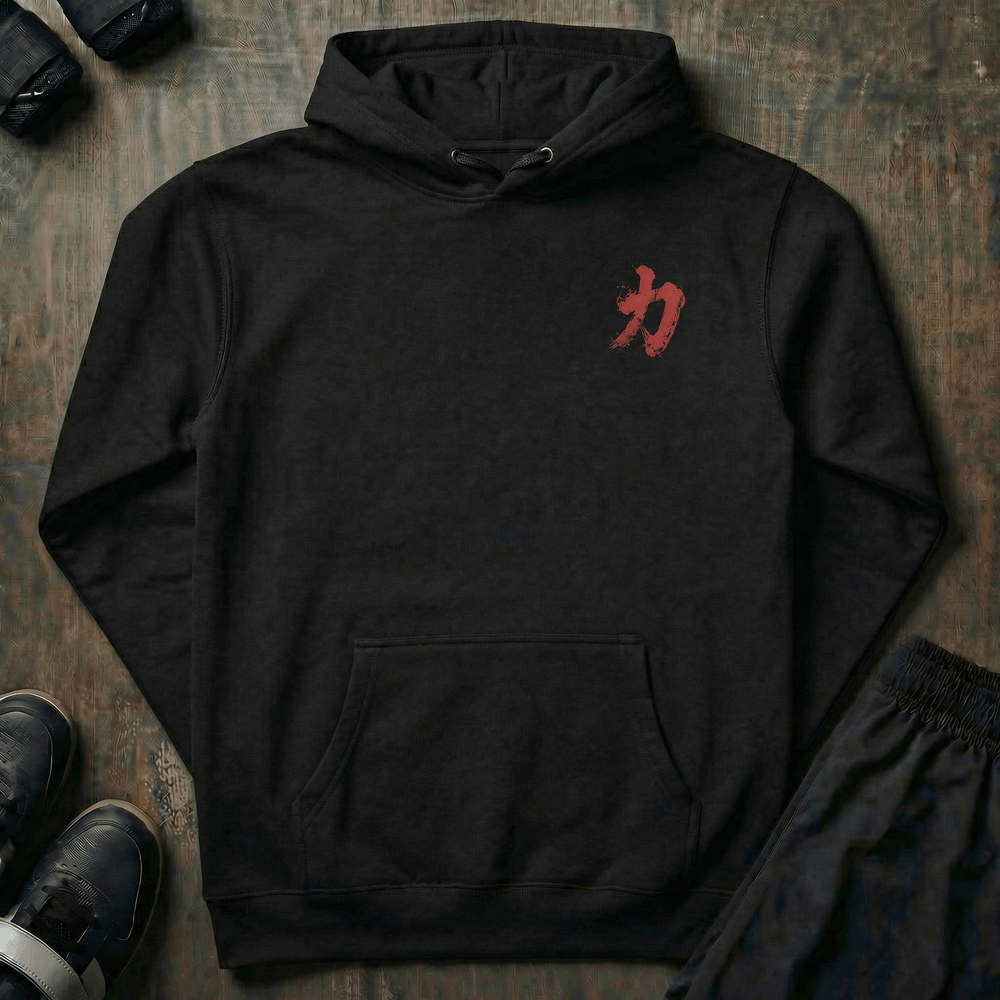 Tiger Fury pullover hoodie in Black