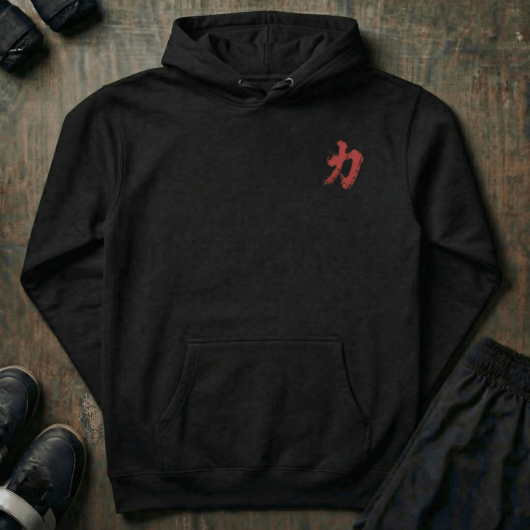 Tiger Fury pullover hoodie in Black