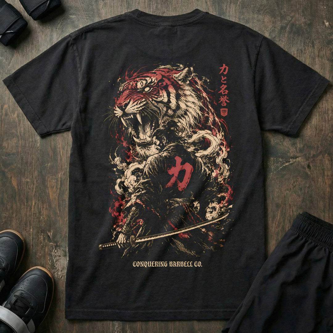 Tiger Fury relaxed fit tee in Black