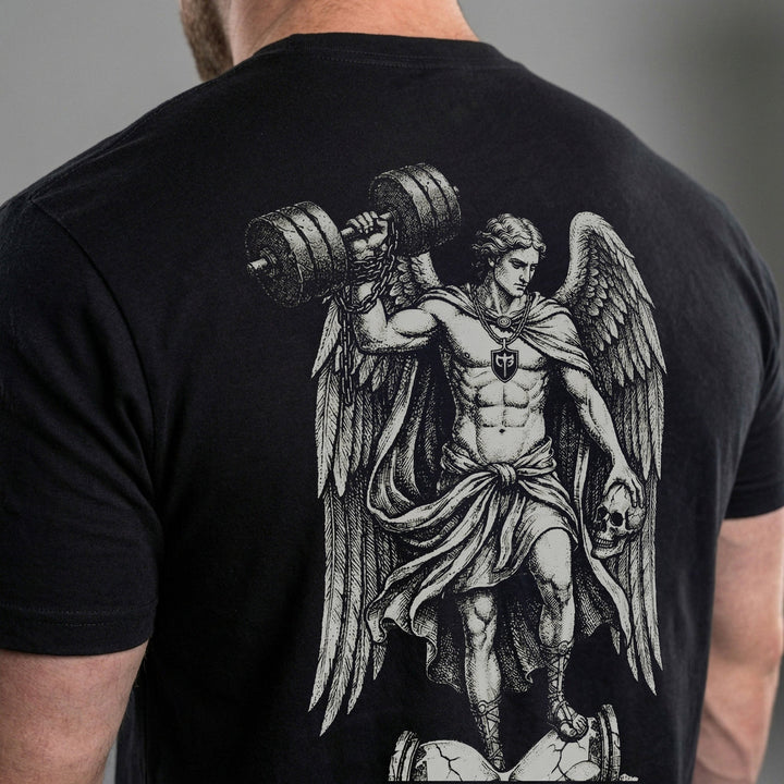 Time Waits For No One - Black Tee - Conquering Barbell