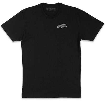 Train Angry - Grizzly - Black Tee - Conquering Barbell