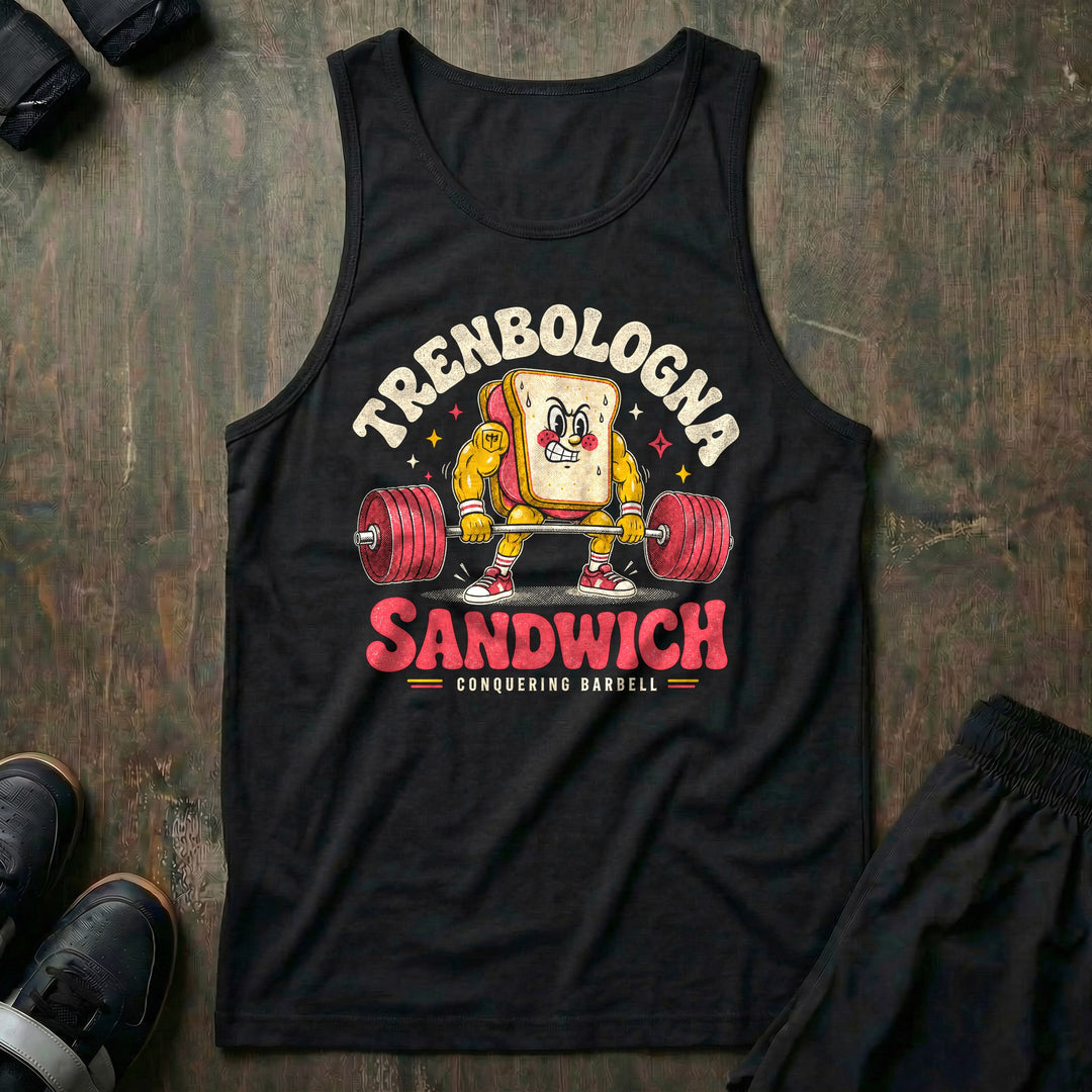 Trenbologna Sandwich - Tank Top - Black front