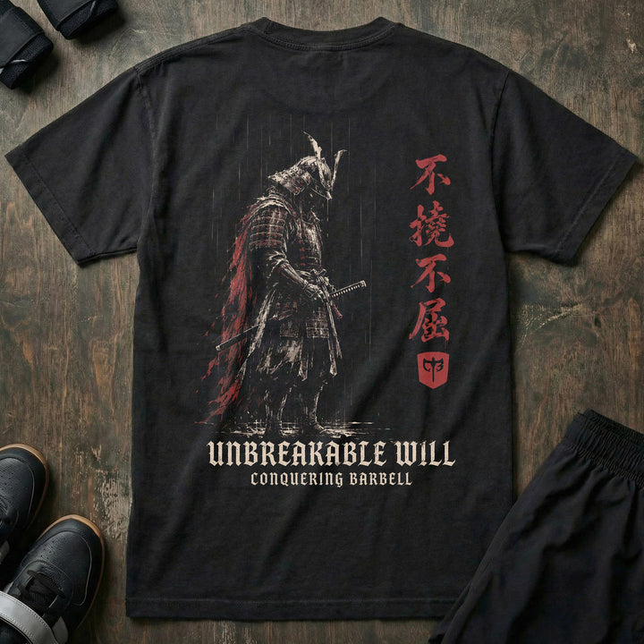 Unbreakable Will Samurai relaxed fit tee in Black